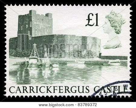 Carrickfergus Used Postage Stamp