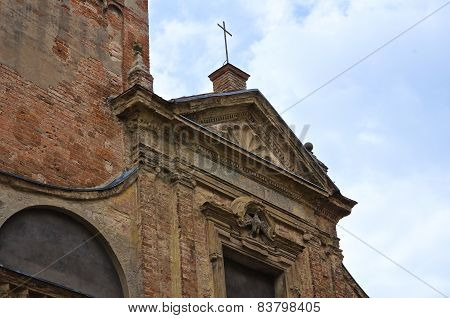 Church of St. Nazzaro. Piacenza. Emilia-Romagna. Italy.