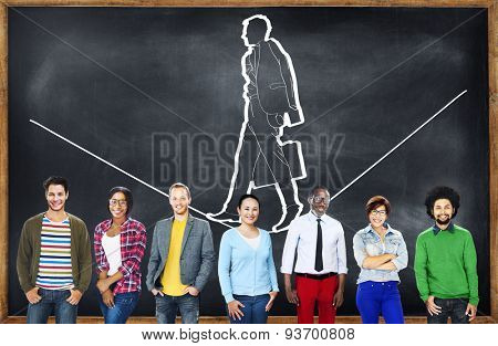 Risk Management Insurance Safety Unsteady Concept