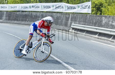 The Cyclist Tom Dumoulin - Tour De France 2014