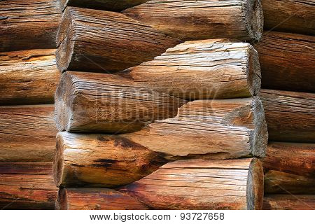 Part Of Log House