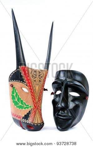 Traditional Masks Of Sardinia.