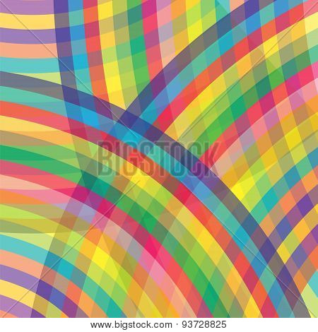 Colorful Line Background.