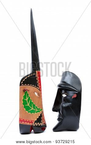 Traditional Masks Of Sardinia.
