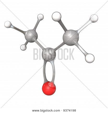 organisk kemiske CH3COCH3 Acetone hvid