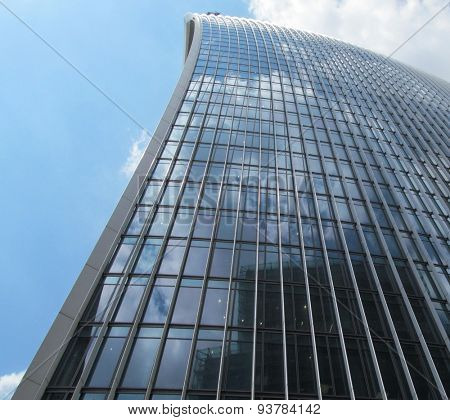 LONDON- 16 JUNE: 20 Fenchurch street is the newest skyscraper to tower over central  london. Its been nicknamed the walkie talkie building, because of its distinctive shape. LONDON, 16 JUNE, 2015.