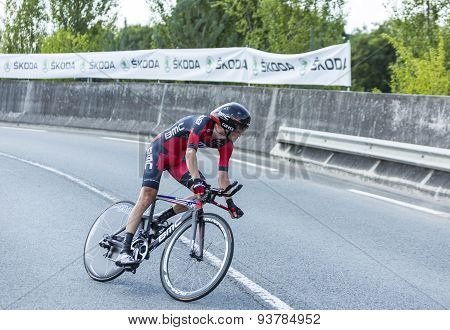 The Cyclist Peter Stetina - Tour De France 2014