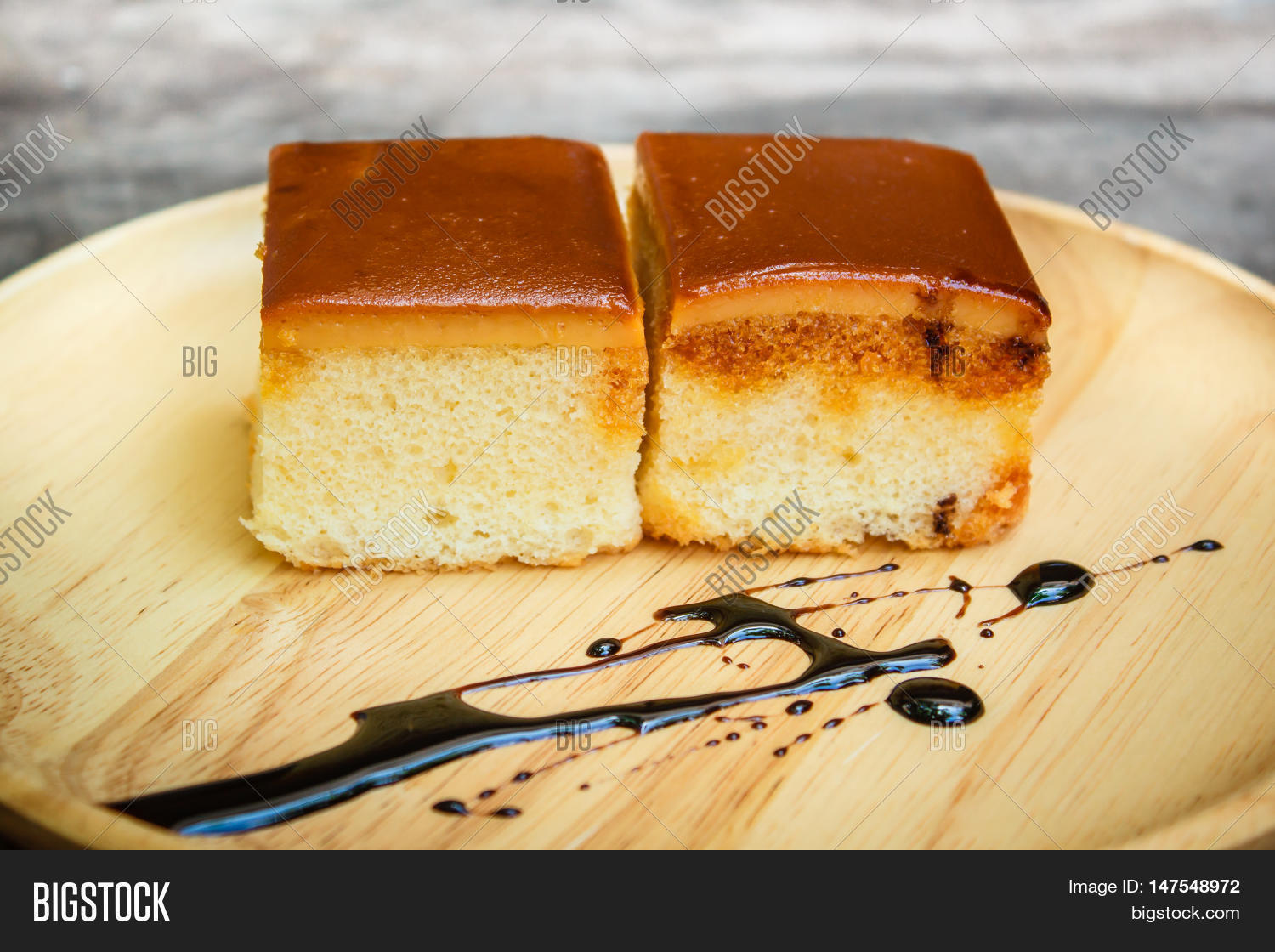 Caramel Custard Cake Image & Photo (Free Trial) Bigstock