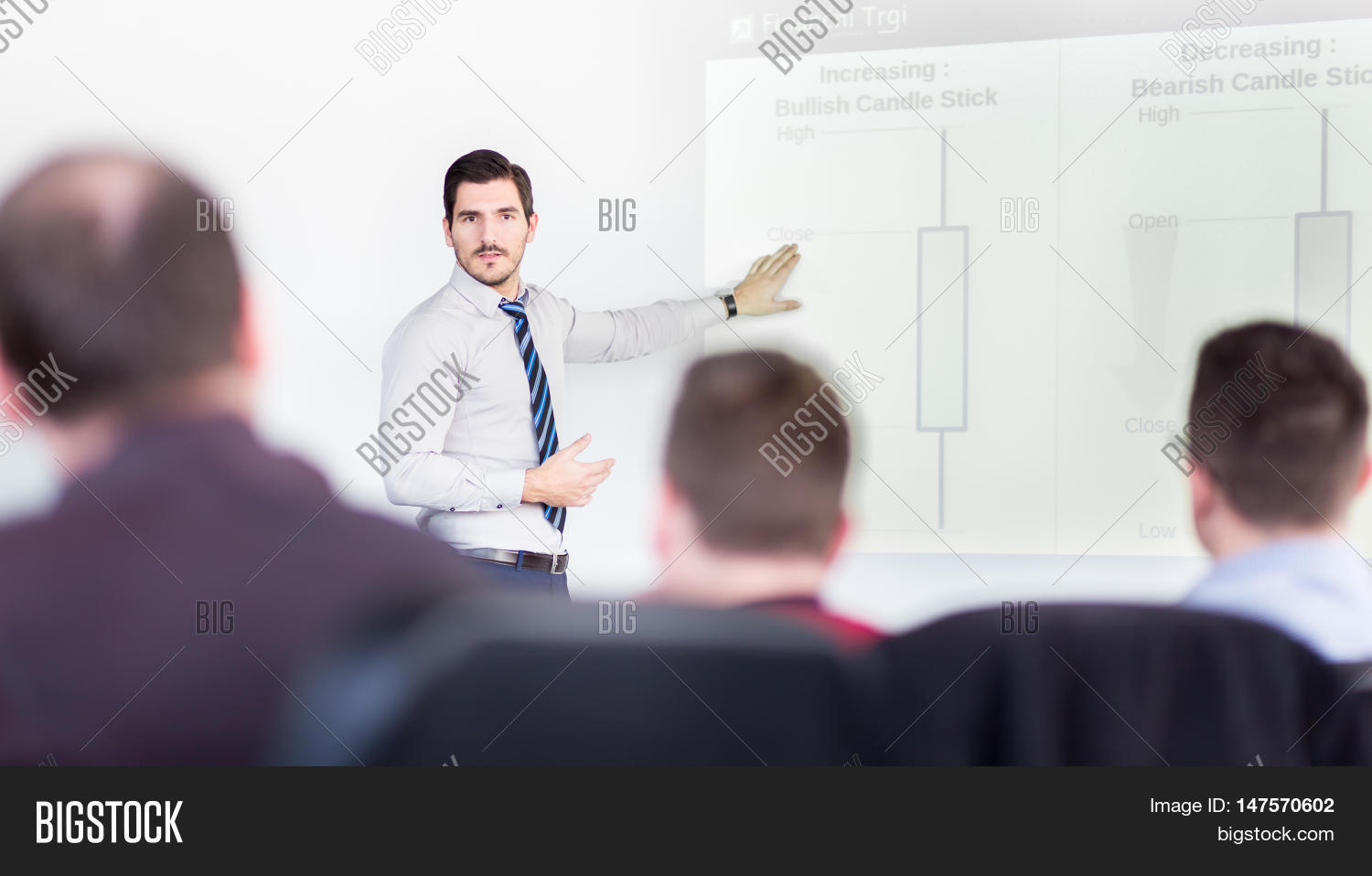 Man Using Making Powerpoint Business Man Making Image & Photo (Free Trial) | Bigstock