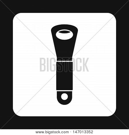 Beer bottle opener icon in simple style isolated on white background. Tool symbol vector illustration