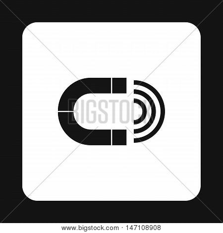 Magnet icon in simple style on a white background vector illustration