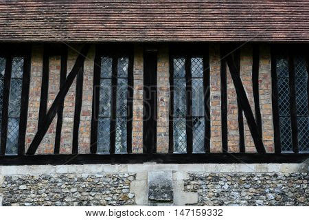Saint Wandrille Rancon France - june 22 2016 : the Saint Wandrille abbey