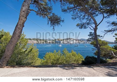 Boats On Turquoise Mediterranean