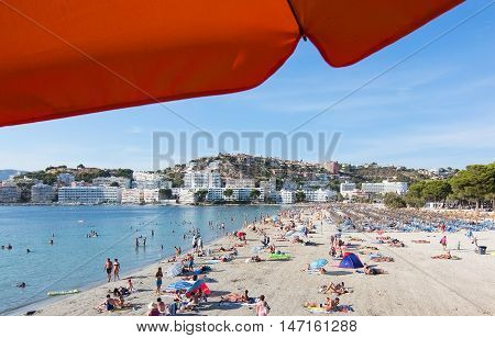 Beach With People