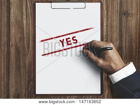 Yes Sure Absolutely Answer Indeed Reply Right Concept