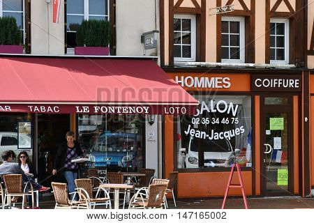 Buchy France - june 23 2016 : the city center