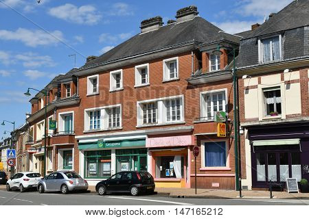 Buchy France - june 23 2016 : the city center