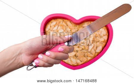 Charlotte From Apples And The Girl's Hand, With A Shovel