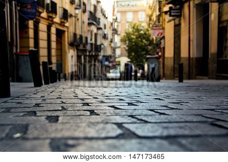 Nice sett perspective at early morning, Spain.