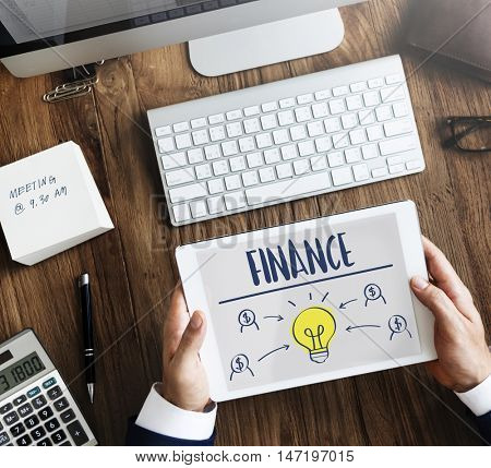 Finance Joint Planning Balance Banking Budget Concept