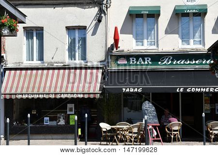 Buchy France - june 23 2016 : the city center