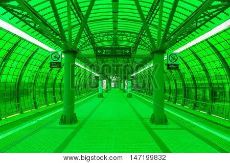 MOSCOW, RUSSIA - SEPTEMBER 13, 2016: Central Circle Line MCC tation Delovoj centr