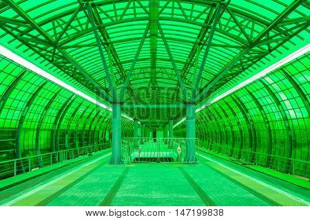 MOSCOW, RUSSIA - SEPTEMBER 13, 2016: Central Circle Line MCC tation Delovoj centr