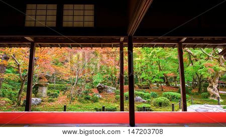 Fall Color At Enkoji Temple, Kyoto