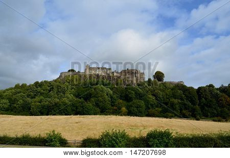 Gorgeous view of Stirling Castle in Scotland.