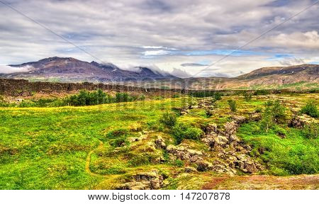 Thingvellir National Park, a UNESCO World Heritage Site in Iceland