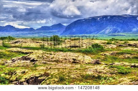 Thingvellir National Park, a UNESCO World Heritage Site in Iceland