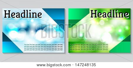 Vector design flyers. Illustration with posters. Modern business banner. Decoration template. Vector creative posters. Abstract templates. Geometric banners. Modern design flyers.