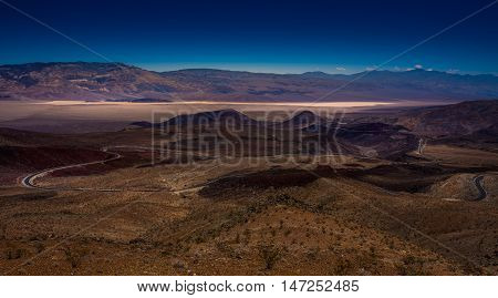 Death Valley Landscape From Father Clowley Point