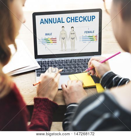 Health Check Annual Checkup Body Biology Concept