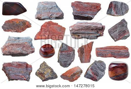 Collection From Specimens Of Jaspillite Mineral