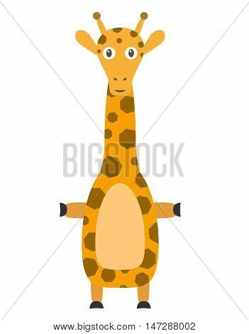 Funny Giraffe Character