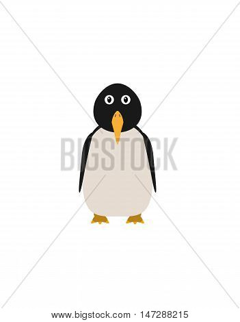 Funny Penguin Character