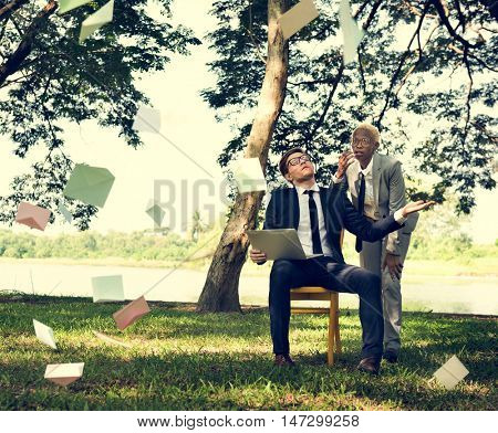 Business Corporate Mail Letter Envelope Team Concept