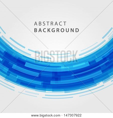 Digital Geometric Lines Abstract Vector Background