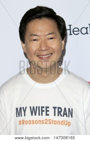 LOS ANGELES - SEP 9:  Ken Jeong at the 5th Biennial Stand Up To Cancer at the Walt Disney Concert Hall on September 9, 2016 in Los Angeles, CA