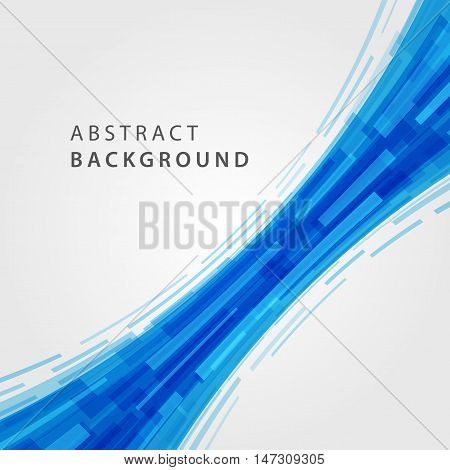 Digital Geometric Lines Abstract Vector Background