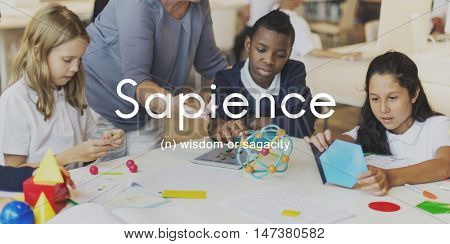 Sapience Highly Educated People Graphic Concept