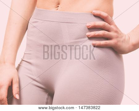Part Body Picture With Underwear.