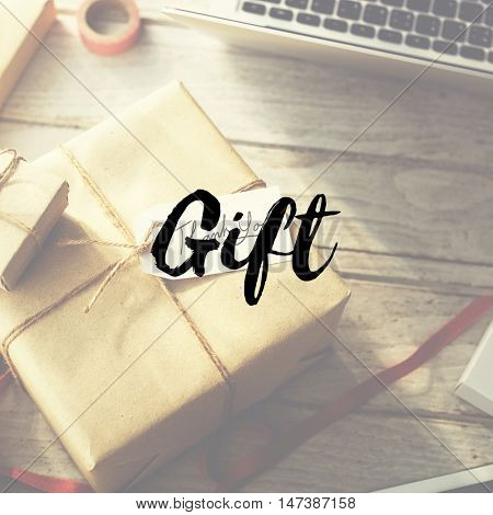 Arts & Crafts Gift Present Give Sharing Congratulations Concept
