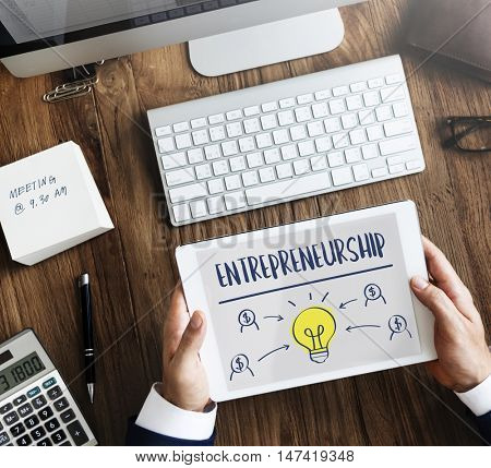 Entrepreneurship Tycoon Small Business Enterprise Concept