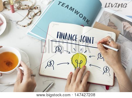 Finance Joint Planning Balance Banking Budget Concept