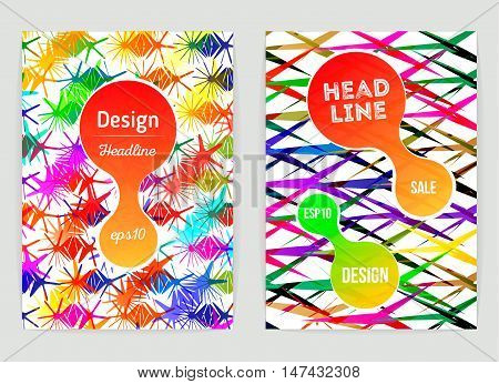 Vector brochure design template. Flyer poster banner cover design. A4 size. Business abstract background with geometric abstract backgrounds. flyer modern template. Book design
