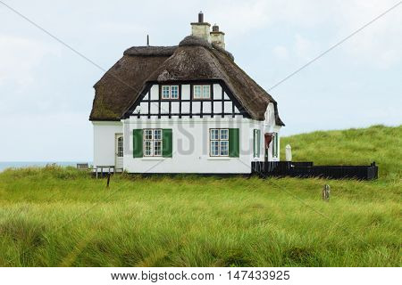 Villa White historical in Denmark with sea view