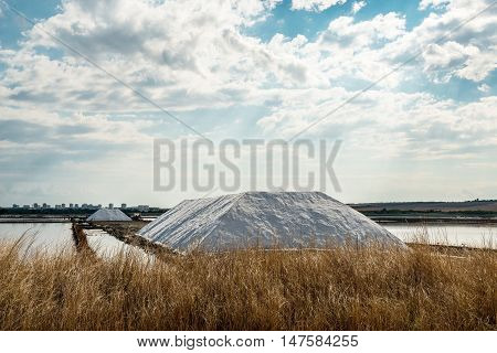 Salt Pile At Saltworks