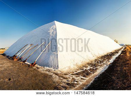 Salt Pile At Saltworks